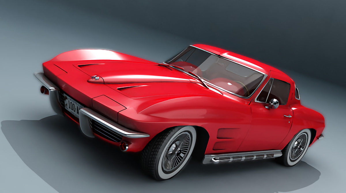 Corvette Generations/C2/C2 1964 Red Stingray 04.jpg
